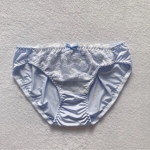 Japanese brand 美匠 glittery floral embroidered shiny nylon panties JP-3L/US-M